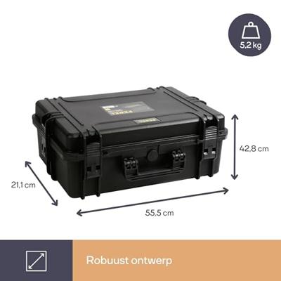 VR Flightcase met Pick en Pluck Schuim (Small) - thumbnail