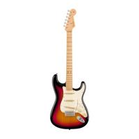 Fender Steve Lacy People Pleaser Stratocaster MN Chaos Burst elektrische gitaar met vintage-style koffer - thumbnail