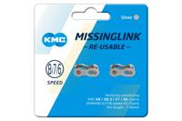 KMC Missinglink 7 Kettingschakel 2 stuks - Zilver - thumbnail
