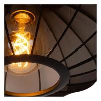 Lucide CORINA - Hanglamp - Ø 50 cm - 1xE27 - Zwart - thumbnail