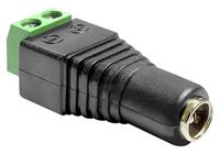 Delock 65421 DC (stroom) Adapter [1x DC-bus 5,5 - 1x 2-dradenkabel] Zwart 0.00 m - thumbnail