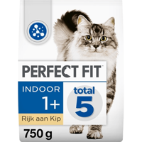 Perfect Fit Adult Indoor Kattenbrokken Kip 750g bij Jumbo - thumbnail