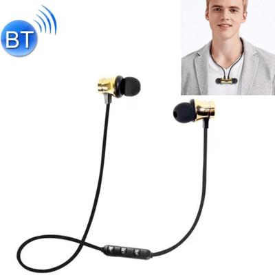XT11 Magnetic In-Ear Wireless Bluetooth V4.1+EDR Earphones For iPad iPhone Galaxy Huawei Xiaomi LG HTC and Other Smart Phones(Gold)