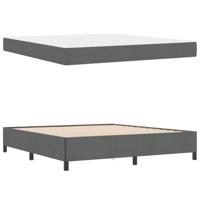 Boxspring bed Donkergrijs, Zwart 180 x 200 cm - thumbnail