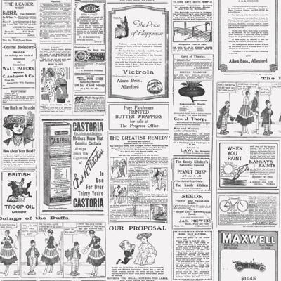 Galerie Just Kitchens Behang met cartoons - G45449