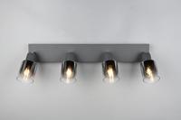 Trio 4-lichts plafondlampCadiz zwart - R81784042 - thumbnail