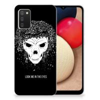 Silicone Back Case Samsung Galaxy A02s Skull Hair - thumbnail