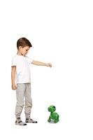 Power Puppy Mini - Dinosaurusrobot met licht- en geluidseffecten, handklapbediening, herhaling - thumbnail