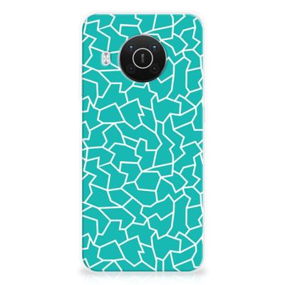 Nokia X10 | X20 | Hoesje maken | Cracks Blue Nokia X10 | X20 | Hoesje maken | Cracks Blue