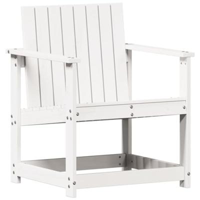 3-delige Loungeset massief grenenhout wit