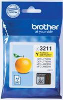 Brother inktcartridge, 200 pagina&apos;s, OEM LC-3211Y, geel - thumbnail