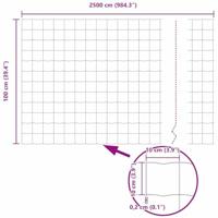 Euro Hek Zilver 1 x 25 m Warmverzinkt ijzer - thumbnail