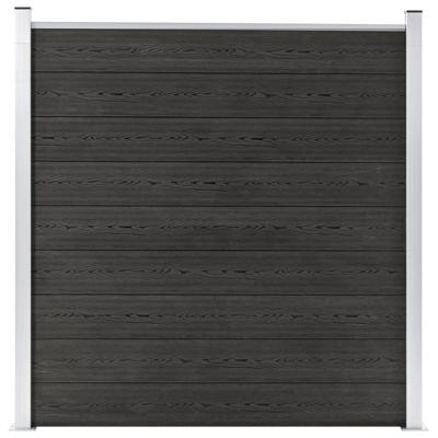 VidaXL Schutting 180x186 cm hkc grijs