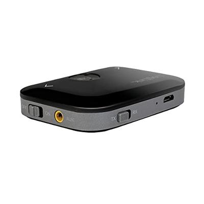 LogiLink BT0050 - Bluetooth 5.0 audio-zender & ontvanger (verzenden en ontvangen) met handsfree-functie voor autoradio, smartphone (Samsung, Apple, Huawei, Sony, LG), hifi-installatie enz.