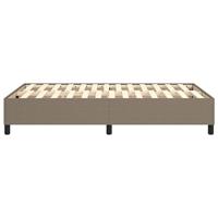Boxspringframe stof taupe 120x200 cm - thumbnail