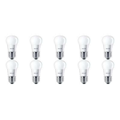 PHILIPS - LED Lamp 10 Pack - CorePro Lustre 827 P45 FR - E27 Fitting - 5.5W - Warm Wit 2700K | Vervangt 40W