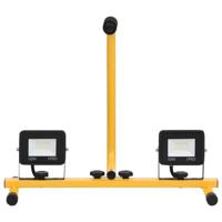 VidaXL Spotlight met handvat led 2x10 w koudwit - thumbnail