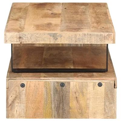 2-delige Salontafelset massief mangohout