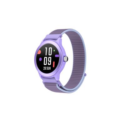 SPC Smartee Duo Vivo Smartwatch in paarse kleur met verwisselbare armband, ronde wijzerplaat, hoge definitie, 1,27 inch, bluetooth-oproepen, 8 dagen batterijduur, 100 sporten, IP68