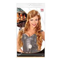 Pruik diva donkerblond - thumbnail