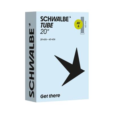 Binnenband Schwalbe AV6 20" 28/40-406 - 40mm ventiel Binnenband Schwalbe AV6 20" 28/40-406 - 40mm ventiel
