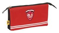 Pennenetui met 3 vakken Kings League Aniquiladores Rood 22 x 12 x 3 cm - thumbnail
