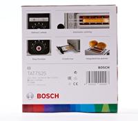 Bosch Haushalt TAT7S25 Broodrooster Met geïntegreerde broodopzet RVS, Zwart - thumbnail