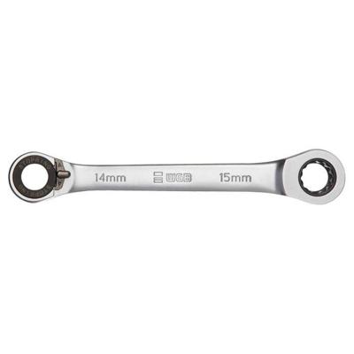 WGB Dubbele Ringratelsleutel met stopring 16x18mm