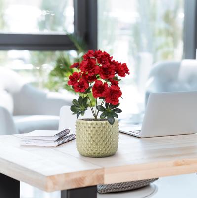 Azalea Kunstplant 35cm rood
