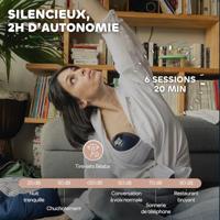 Elektrische Freihand-Milchpumpe BEABA blauw - thumbnail