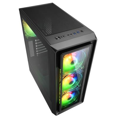 Sharkoon TK4 RGB midi tower behuizing Sharkoon TK4 RGB midi tower behuizing