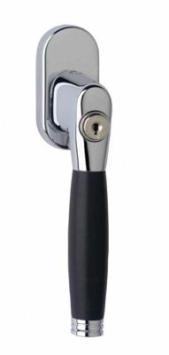 Raamkruk Ton 222 afsl. op ovaal rozet chr./eb