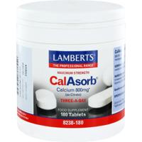 Lamberts CalAsorb (calcium citraat) & Vitamine D3 180 Tabletten - thumbnail
