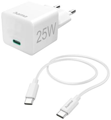 Hama USB-oplader 25.00 W 1x USB-C Wit Binnen