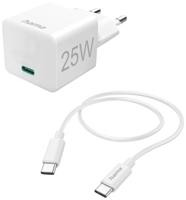 Hama USB-oplader 25.00 W 1x USB-C Wit Binnen - thumbnail