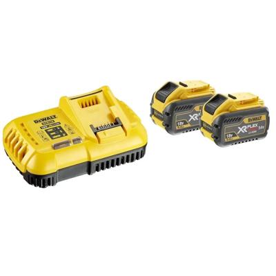 DEWALT DCB118X2-QW Accu starterpack 54V XR FLEXVOLT - 2x 9.0 Ah Accu en Snellader