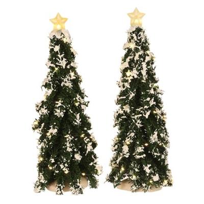 Luville General Snowy Conifer with lights 2 pieces Luville General Snowy Conifer with lights 2 pieces