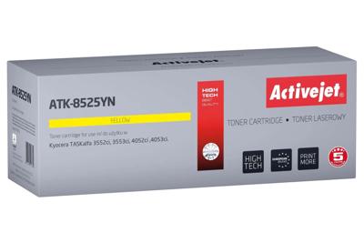 Activejet ATK-8525YN Tonercartridge voor Kyocera printers; Vervanging Kyocera TK-8525Y; Supreme; 20000 pagina's; geel