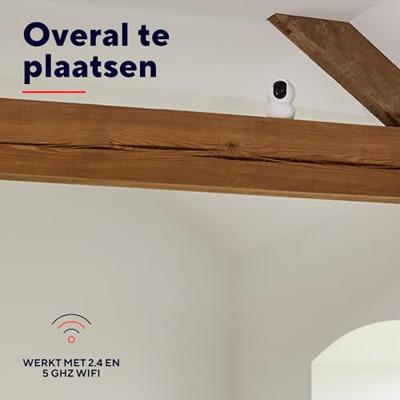 Trust IPCAM-2800 Indoor PTZ Wi-Fi Camera IP-camera Zwart