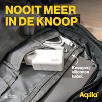 Aqiila USB-C-kabel USB 2.0 Apple Lightning stekker 2.00 m Wit AQCBPBIC4SI843 - thumbnail