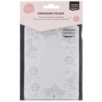 Vaessen Creative • embossing folder sneeuwvlok kader - thumbnail