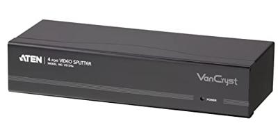 4-Poorts VGA-Splitter Zwart