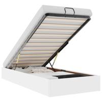 Bedframe zonder matras 90x190 cm kunstleer wit - thumbnail