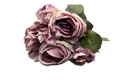 Boeket antiek paarse rozen en hortensia's Buitengewoon de Boet - Buitengewoon de boet