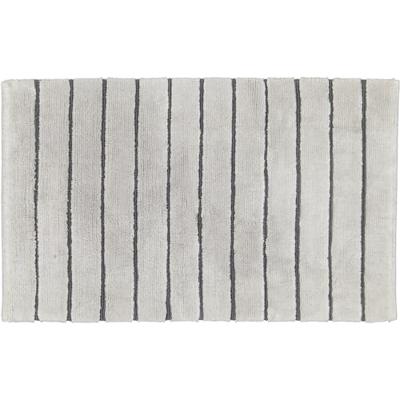 Cawö CAWÖ Home Keerbare Badmat Balance Gestreept 1008 77 platin 60x60