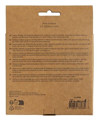 Creativ Company Siliconen vormen, conchschelp en schelpen, h: 1 cm, l: 1-2,8 cm, 1 stuk