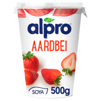 Alpro Plantaardige Variatie Op Yoghurt Aardbei 500g bij Jumbo - thumbnail