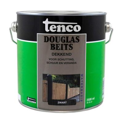 Douglas beits dekkend zwart 2,5l verf/beits Tenco - Tenco Douglas beits dekkend zwart 2,5l verf/beits Tenco - Tenco
