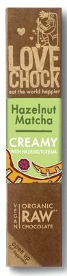 Lovechock M'lk hazelnoot matcha bio (40 gr)