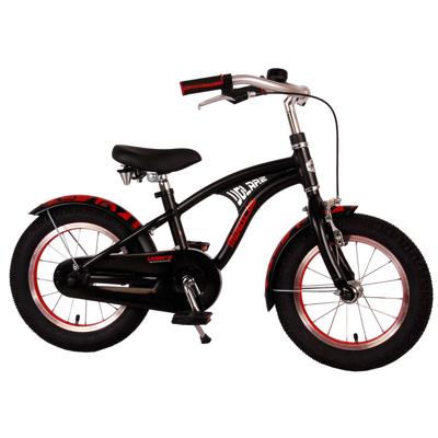 Volare miracle cruiser kinderfiets - jongens - 14 inch - mat zwart - prime collection